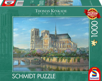 Schmid,Thomas Kinkade, Notre Dame, palapeli 1000 palaa