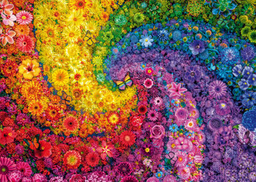 Schmidt  Swirling colours in bloom palapeli 2000 palaa