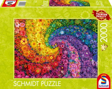 Schmidt  Swirling colours in bloom palapeli 2000 palaa