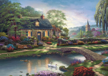 Schmidt,Thomas Kinkade, Stoney Creek Cottage palapeli 1000 palaa