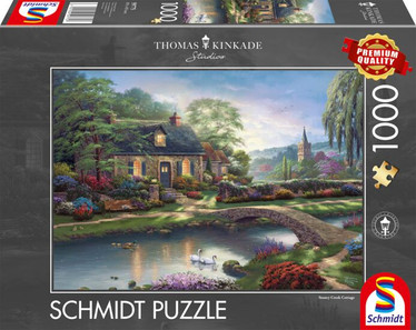 Schmidt,Thomas Kinkade, Stoney Creek Cottage palapeli 1000 palaa