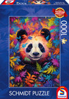 Schmidt Panda in a rainbow-coloured forest palapeli 1000 palaa