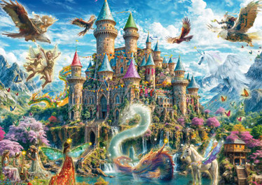 Schmidt Fairytale Castle in the Land of Imagination palapeli 1000 pala