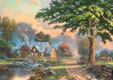 Schmidt, Thomas Kinkade,Simpler Times II palapeli puuta 1000 palaa