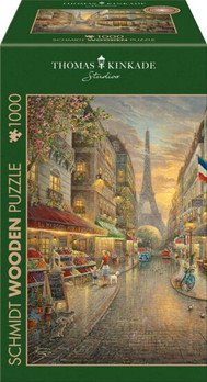 Schmidt, Thomas Kinkade,Paris Cafe palapeli puuta 1000 palaa