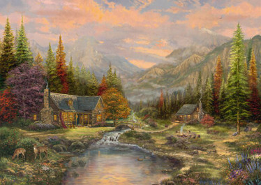 Schmidt, Thomas Kinkade,Sierra Paradise palapeli puuta 1000 palaa