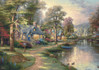 Schmidt, Thomas Kinkade, Hometown Lake palapeli puuta 1000 palaa