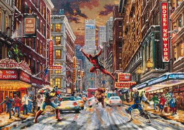 Schmidt,Thomas Kinkade, MARVEL Deadpool – Snow Day palapeli 1000 palaa