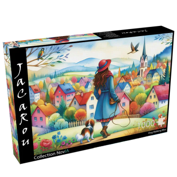 JaCaRou Dog Walking Bliss palapeli 1000 palaa