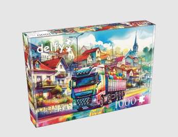 Delfy Rolling Through Colors palapeli 1000 palaa