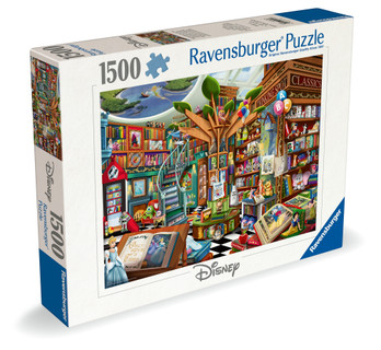  Ravensburger Magical Disney Bookshop palapeli 1500 palaa