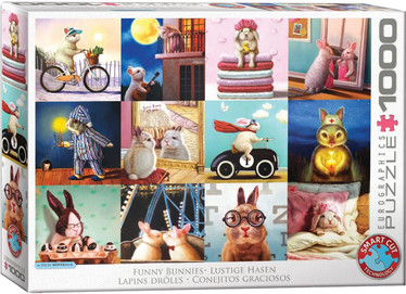 Eurographics Funny Bunnies palapeli 1000 palaa