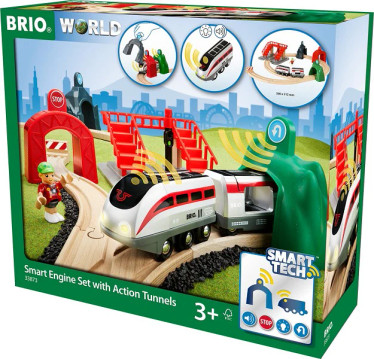 BRIO Smart Tech -setti ja tunnelit