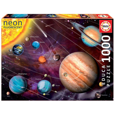 Educa Solar system, Neon palapeli 1000 palaa