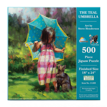 SunsOut, Steve Henderson, The Teal Umbrella palapeli 500 palaa