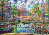 Cobble Hill Amsterdam Canal palapeli 1000 palaa