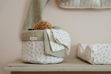 Little Dutch vauvan harsot 25x25cm,Blueberry leaves/Sage