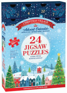 Eurographics Joulukalenteri Christmas Village 24 x50 palaa
