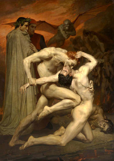 Enjoy, William Bouguereau, Dante and Virgile palapeli 1000 palaa