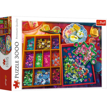 Trefl Evening with Puzzles palapeli 3000 palaa