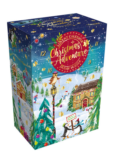 Gibson Advent Calendar palapeli 24 kpl erilaisia kuusen koristeita