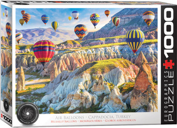 Eurocraphics Air Balloons, Cappadocia, Turkey palapeli 1000 palaa