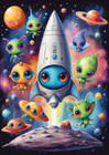 Jazz Aliens palapeli 1000 palaa