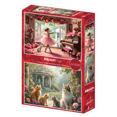 Alipson  Petite Ballerine et Jardin Romantique palapeli 2x 500 palaa