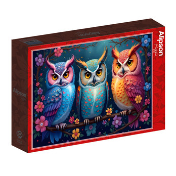 Alipson Owls and Enchanted Night palapeli 1000 palaa