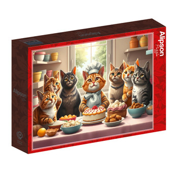 Alipson Pastry Cats in Action palapeli 1000 palaa