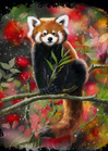 Red Panda Sits On A Branch palapeli 1000 palaa