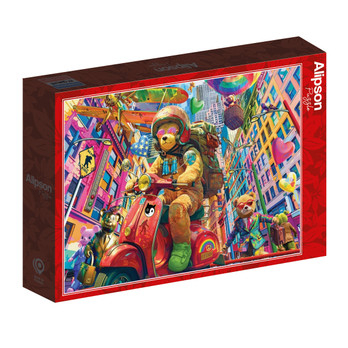 Alipson Teddy on the Go palapeli 1000 palaa