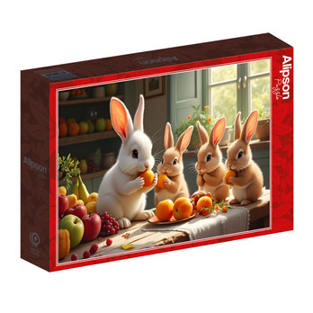 Alipson The Little Rabbits' Feast palapeli 1000 palaa
