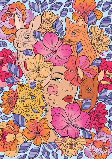 Hachette Amour Floral palapeli 1000 palaa