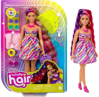 Barbie Totally Hair Doll 2 Curvy nukke