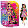 Barbie Totally  Hair  Nukke  in Star Print  Dress