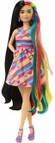 Barbie Totally  Hair  Nukke  in Star Print  Dress