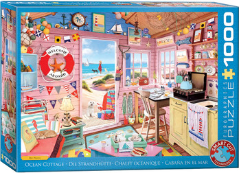 Eurographics, Ray Powers, Ocean Cottage  palapeli 1000 palaa