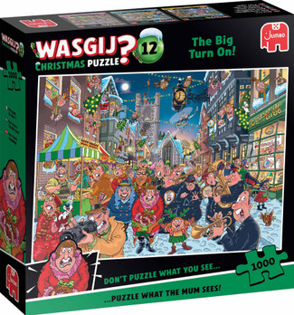 Wasgij Christmas 12 The Big Turn On! palapeli 1000 palaa