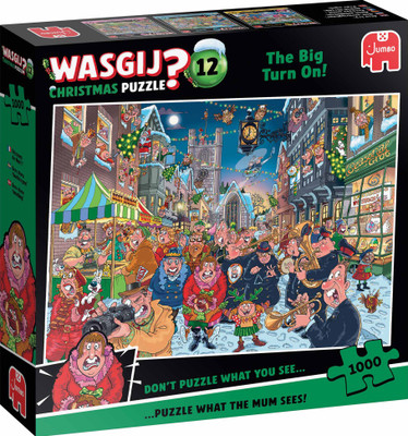 Wasgij Christmas 12 The Big Turn On! palapeli 1000 palaa