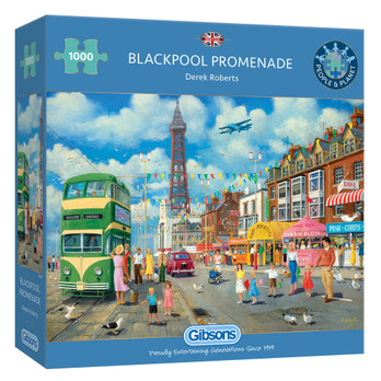Gibsons, Derek Roberts, Blackpool Promenade palapeli 1000 palaa