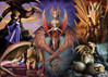 Bluebird Anne Stokes - Dragon Fellowship palapeli 1000 palaa