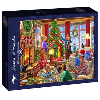 Bluebird Christmas Decorating palapeli 1000 palaa