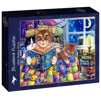 Bluebird Kitten Bedtime Stories palapeli 1000 palaa