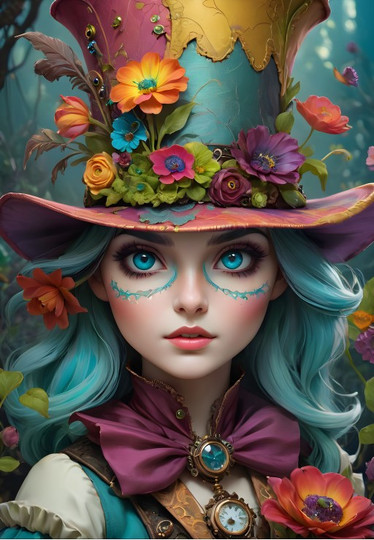 Bluebird Lady with a Hat palapeli 1000 palaa