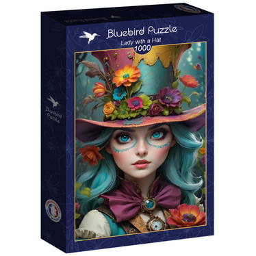 Bluebird Lady with a Hat palapeli 1000 palaa