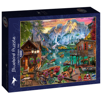 Bluebird Lago Di Braies, Italy palapeli 1000 palaa