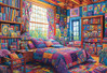 Bluebird My Colorful Bedroom palapeli 1000 palaa