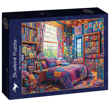 Bluebird My Colorful Bedroom palapeli 1000 palaa