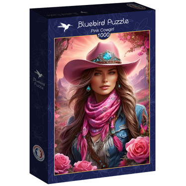 Bluebird Pink Cowgirl palapeli 1000 palaa
